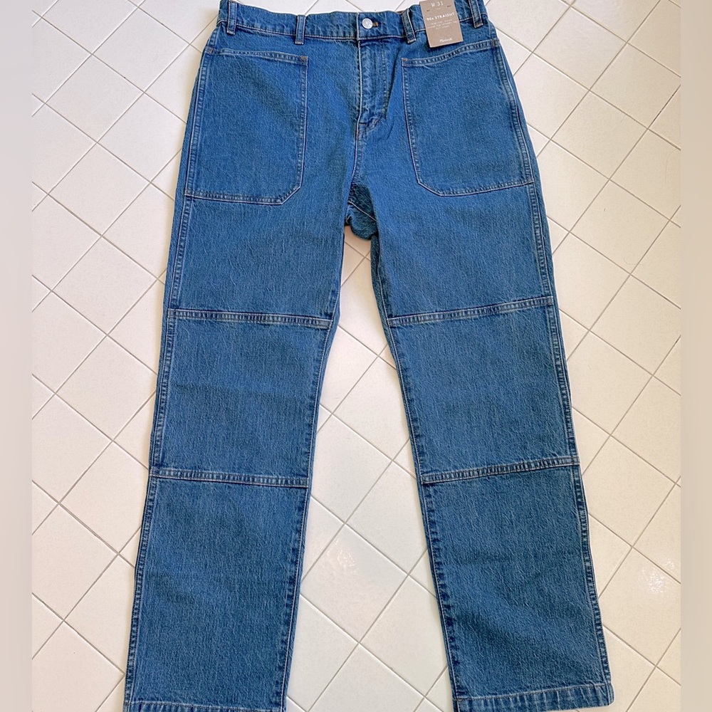 Size 31 - Madewell 90’s straight high rise carpenter jeans